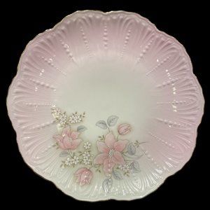 Vintage Limoges Decorative Collector Scalloped Plate, Made in France